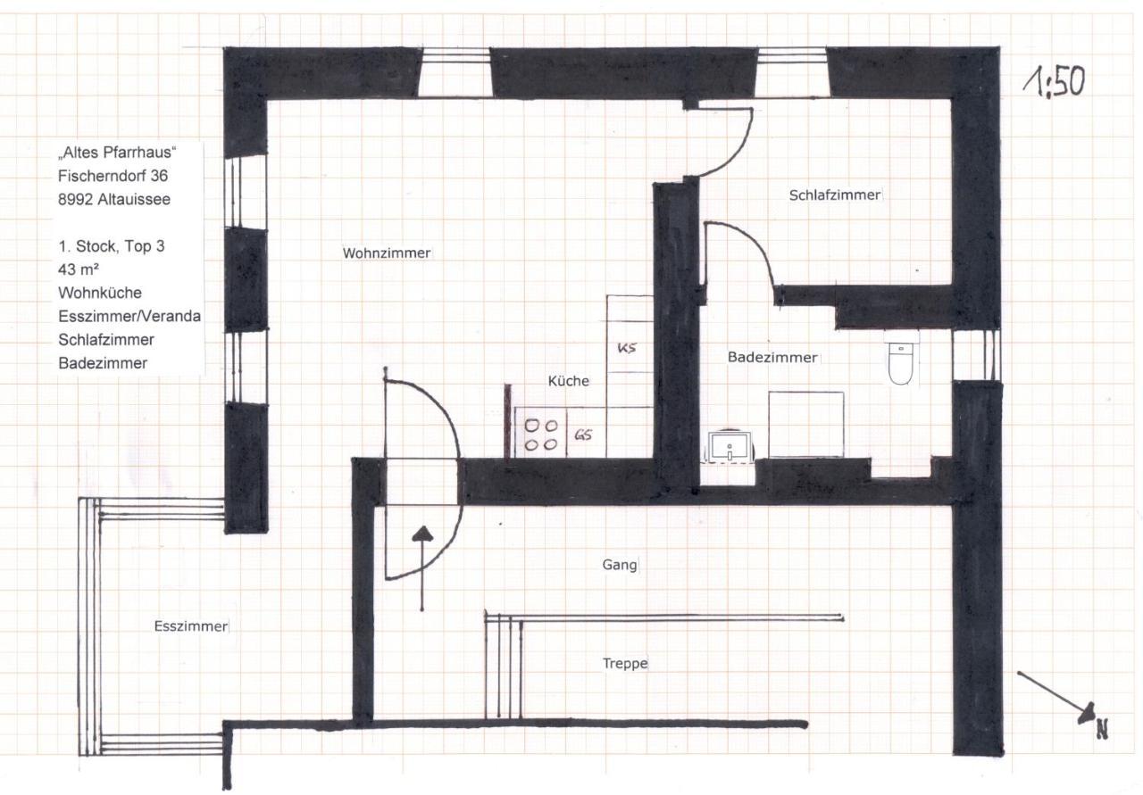 Altes Pfarrhaus Apartment Алтаусзее Екстериор снимка